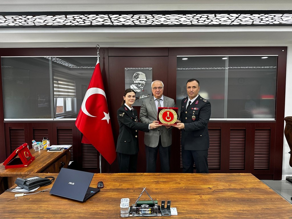 İlçe Jandarma Komutanlığı Personelimizden Kaymakamımıza Ziyaret